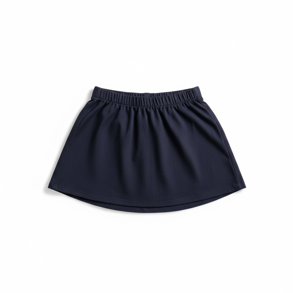 Women's Black Elastic-Waist Skater Skirt - Dani’s Choice XL